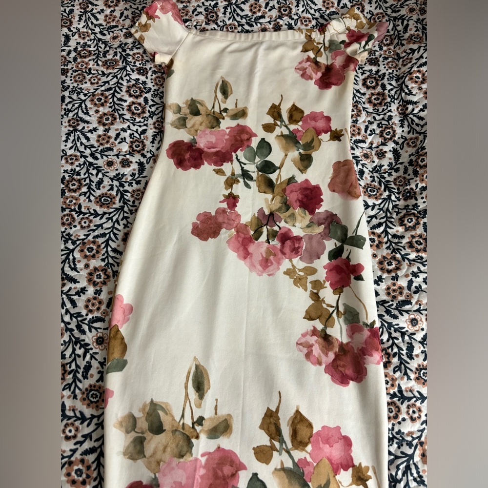 floral print midi dress